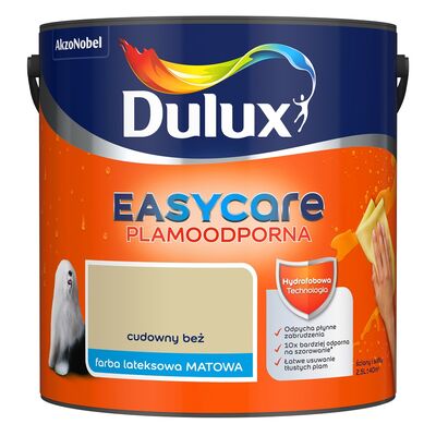 Farba lateksowa EasyCare Plamoodporna Cudowny Beż 2,5 l Dulux