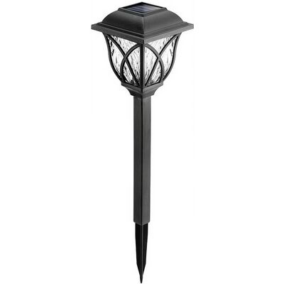 Zestaw lamp solarnych czarnych 43 cm 6 sztuk