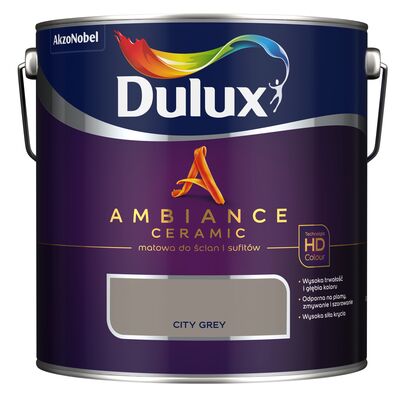 Farba ceramiczna AMBIANCE CERAMIC City Grey 2,5 l Dulux