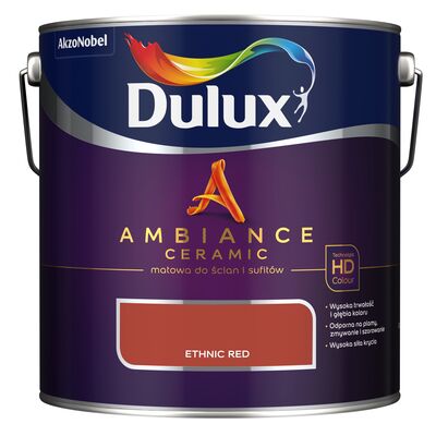 Farba ceramiczna AMBIANCE CERAMIC Ethnic Red 2,5 l Dulux