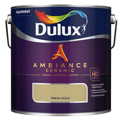 Farba ceramiczna AMBIANCE CERAMIC Fresh Gold 2,5 l Dulux