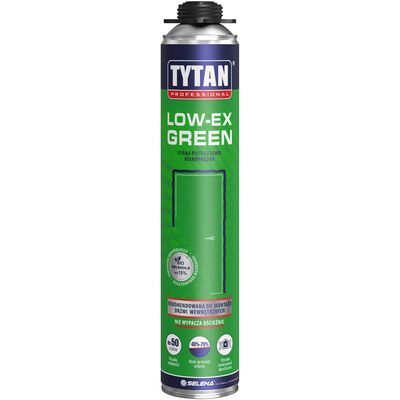 Piana pistoletowa niskoprężna LOW-EX GREEN 750 ml TYTAN PROFESSIONAL