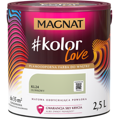 Farba #Kolor Love KL24 oliwkowy 2,5 l Magnat