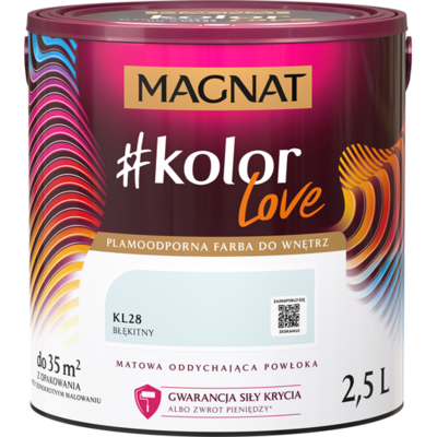 Farba #Kolor Love KL28 błękitny 2,5 l Magnat