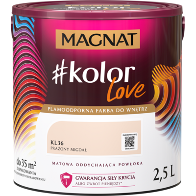 Farba #Kolor Love KL36 prażony migdał 2,5 l Magnat