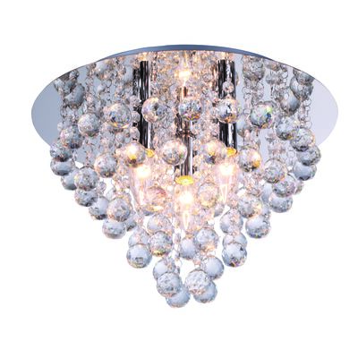 Plafon London crystal 40 W 3 x E14 chrom