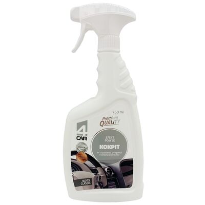 Preparat do czyszczenia, pielęgnacji i konserwacji kokpitu BLACK CLASSIC (efekt połysk) 750 ml 4CAR Premium Quality