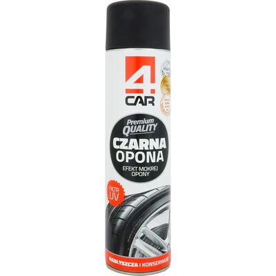 Spray CZARNA OPONA 600ml 4Car