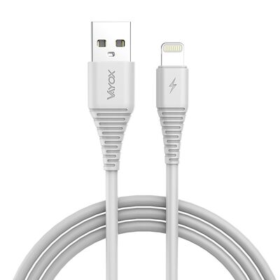 Kabel USB - Lightning 1 m biały VA0057 Vayox