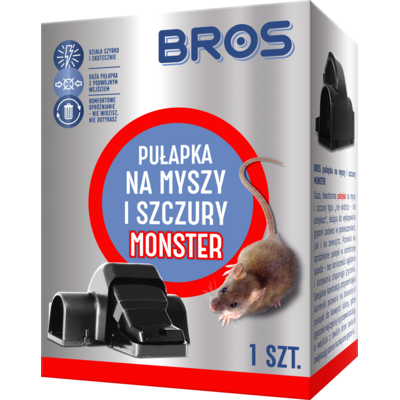 Pułapka na myszy i szczury Monster Bros