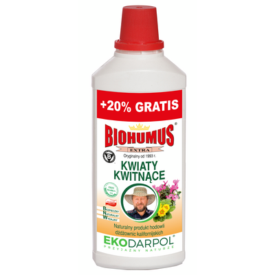 BIOHUMUS EXTRA Kwiaty kwitnące 1 L + 20% gratis