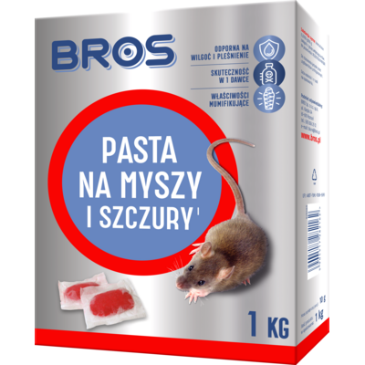 Pasta na myszy i szczury 1 kg Bros