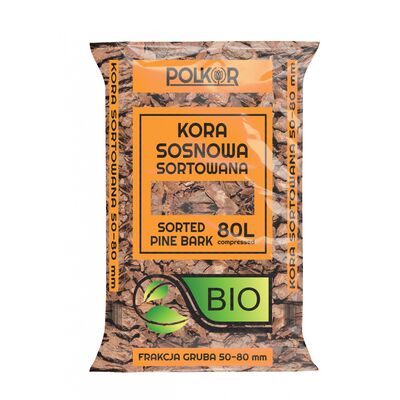 Kora sosnowa sortowana 80 l BIO 50-80