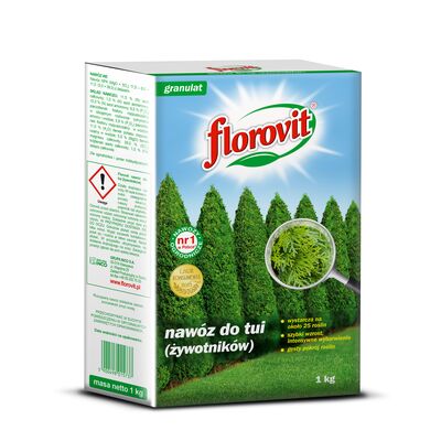 Nawóz do tui (żywotników) karton 1 kg Florovit