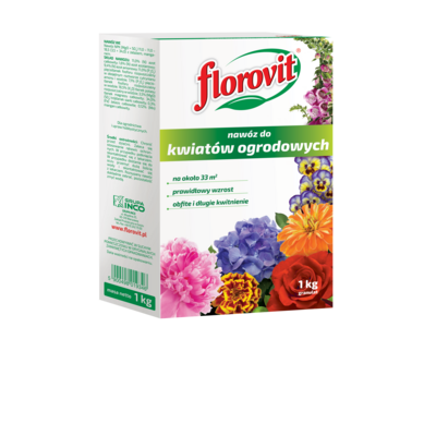 Nawóz do kwiatów ogrodowych karton 1 kg Florovit